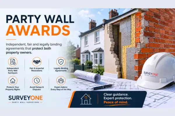 Contact our team today to see if you require party wall awards Blackburn